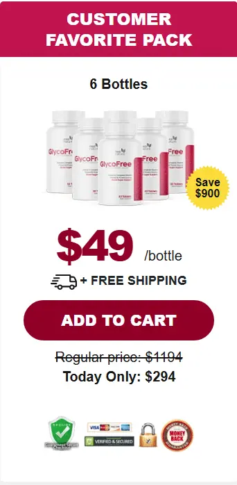 Buy GlycoFree 6 Bottle
